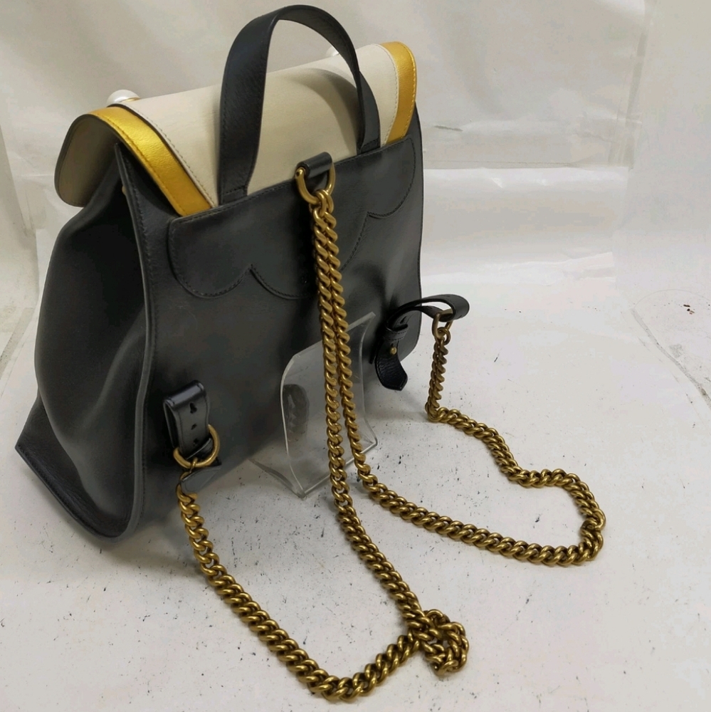 GUCCI (LNC) PEARL PEONY CHAIN BACKPACK - Picture 6 of 16